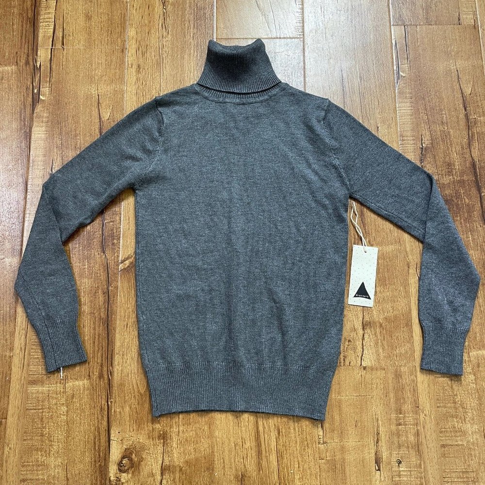 Womens Dreamers long sleeve gray turtleneck pullover size‎ xsmall xs
